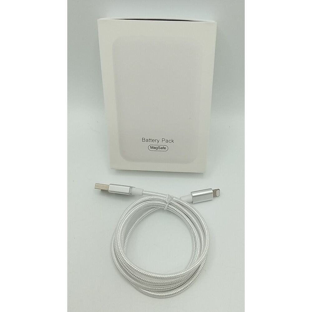 NEW Magnetic Wireless Power Bank for iPhone 12,13,14,15 w/Charging Cable